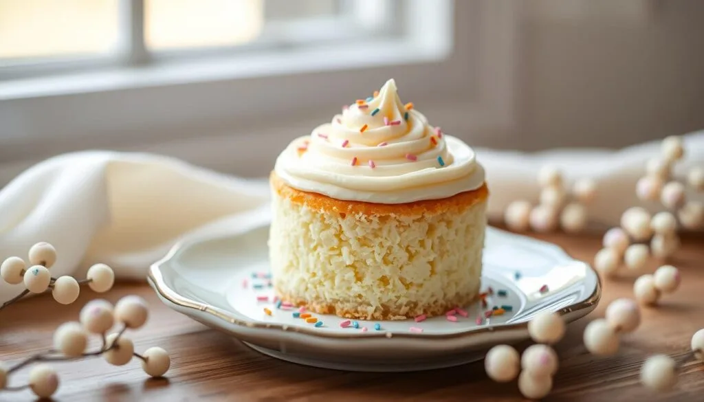 mini vanilla sponge cake recipe for one