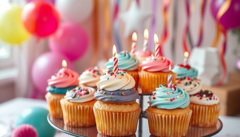 birthday cupcake