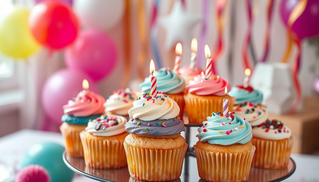 birthday cupcake
