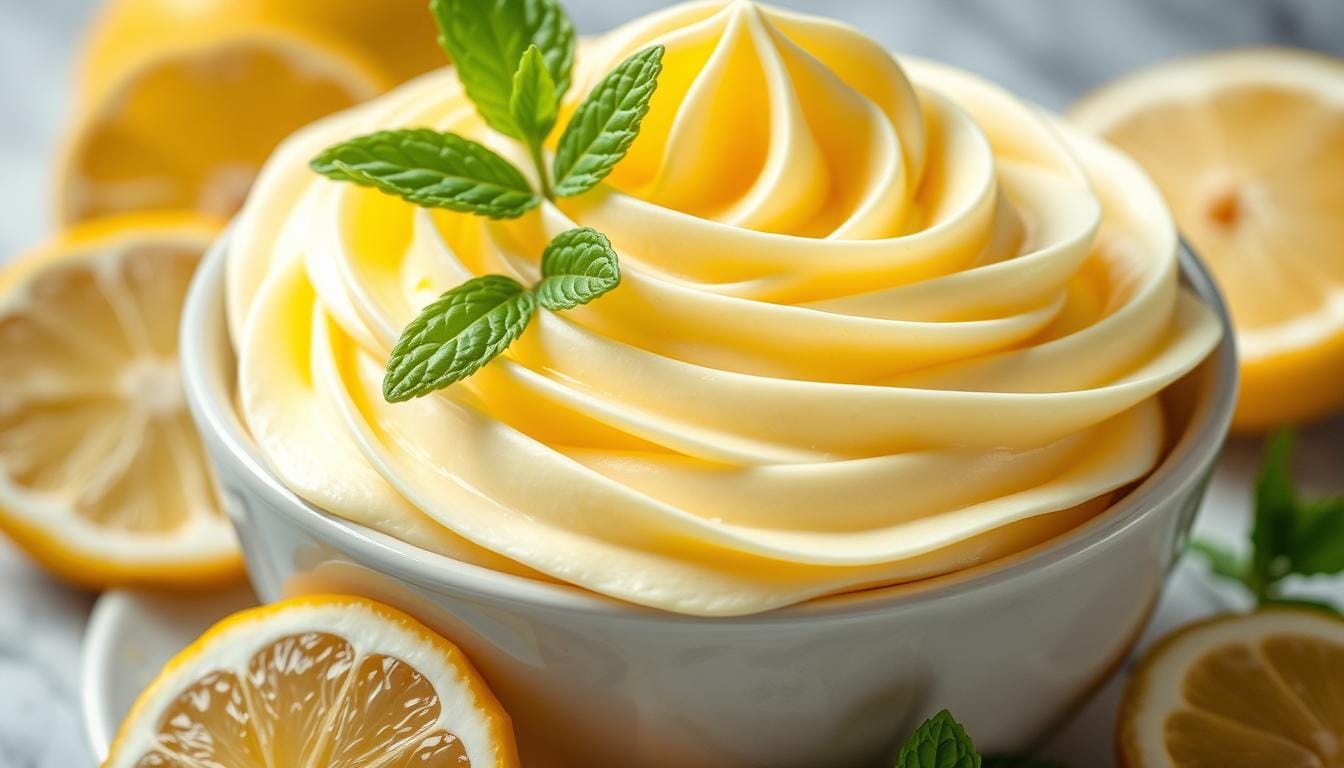 Lemon cream cheese frosting