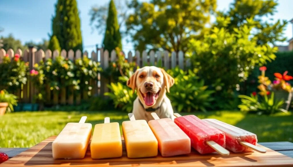 Frozen treats for dogs