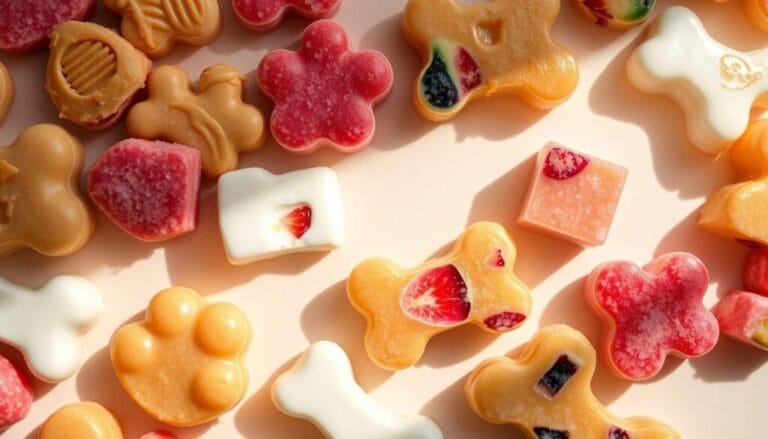 Frozen treats for dogs