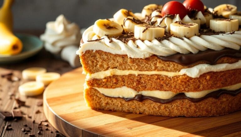 Banana split cake recipe