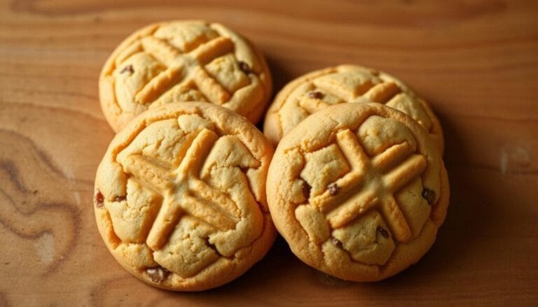 4 Ingredient peanut butter cookies