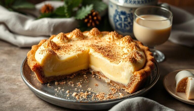 Eggnog pie recipe