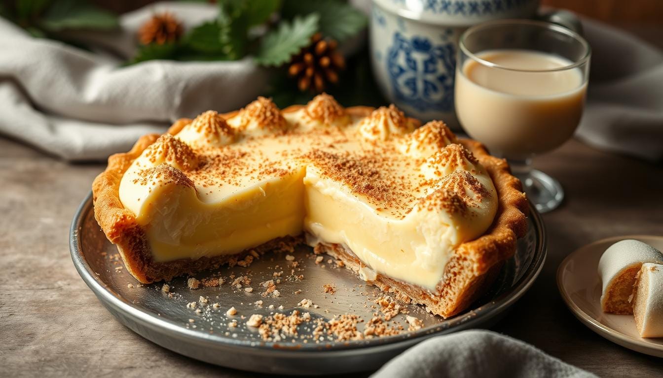 Eggnog pie recipe